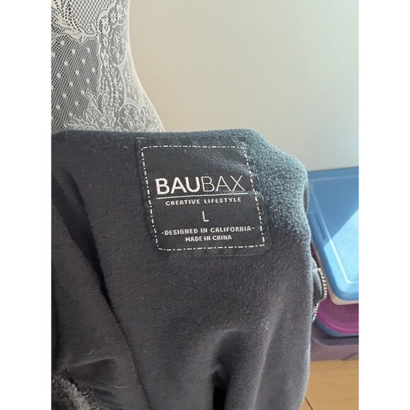 Baubax Travel Jacket Charcoal Grey Black Large L - Picture 8 of 9